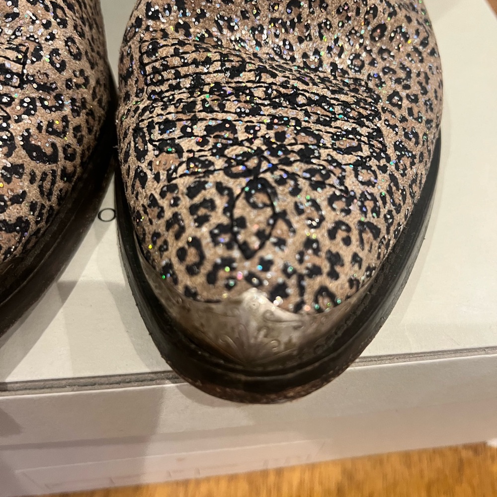 Golden Goose Boots Young Leopard Sparkle Booties - Picture 2 of 9